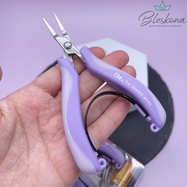 Плоскогубцы широкие GT MP-92 лавандовые