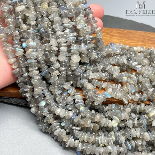 Крошка Лабрадор №2 ширина бусин ~ 6-10 мм