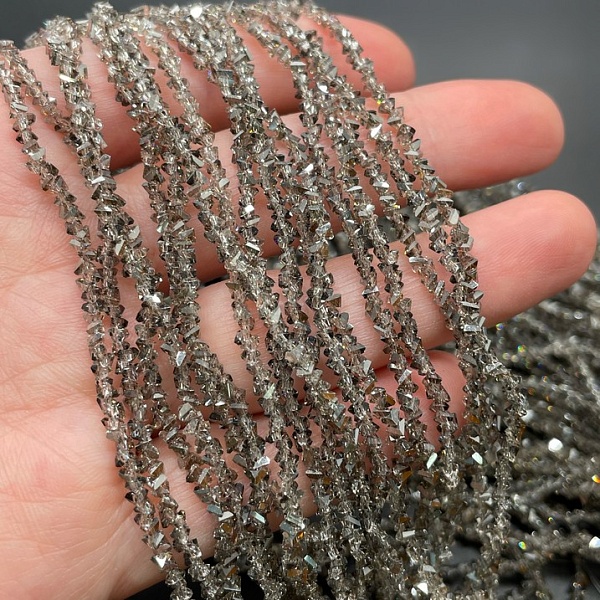 2,5 мм, Стекло Lux, треугольник, цвет серый