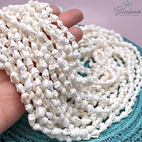Ракушка белая 6*9 мм