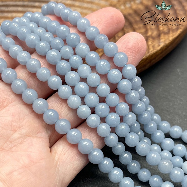 Ангелит голубой №1 6мм