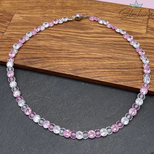 Циркон микс №2 конус огранка  7 мм (кубический цирконий, фианит) 