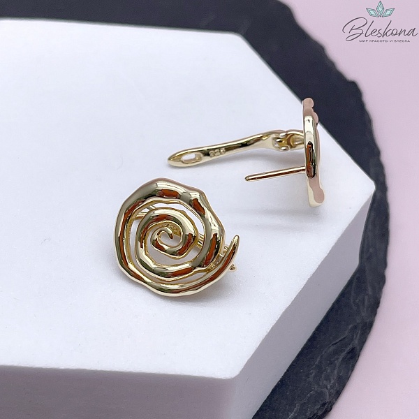 19*16 мм Цвет золото, Швензы Спираль Люкс