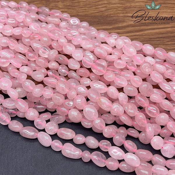 Розовый кварц галтовка 8-10 мм