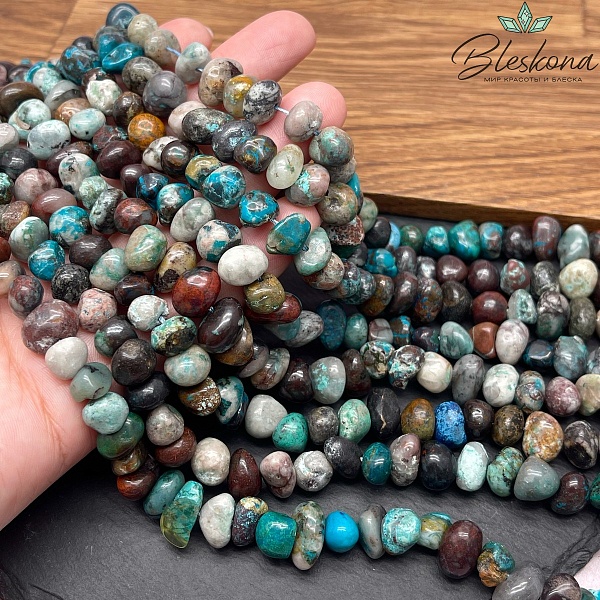 Хризоколла галтовка (7-8)*(8-12) мм