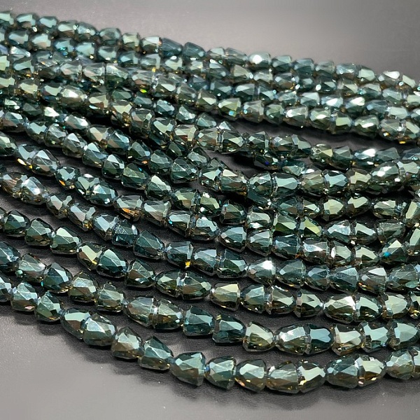 6 мм Стекло Lux, колокольчика, цвет темно- зеленый