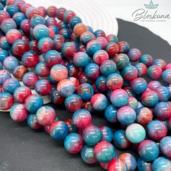 Агат с узором №19 12 мм