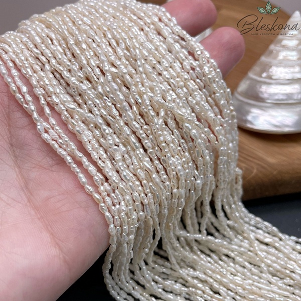 Жемчуг рис белый 1,9-2,2 мм 