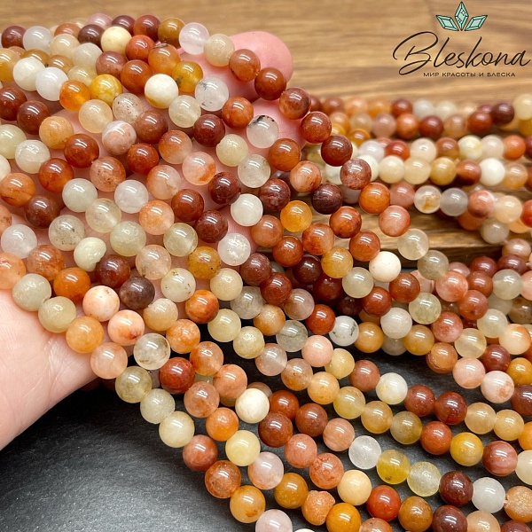 Авантюрин коричневый 6 мм №2 