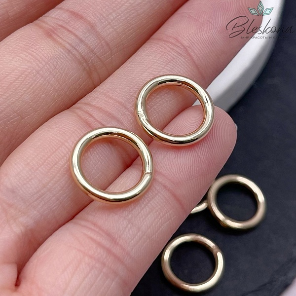⌀14мм Цвет золото, Подвеска кольцо 