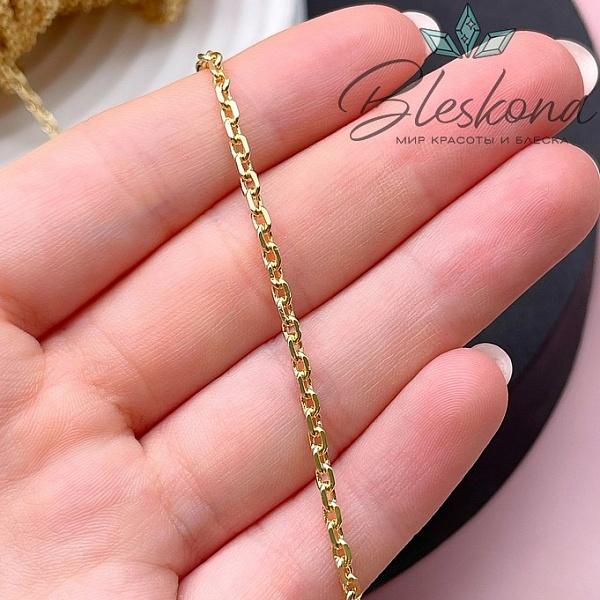 Цепь №150-1 цвет золото 3,3*2,5 мм