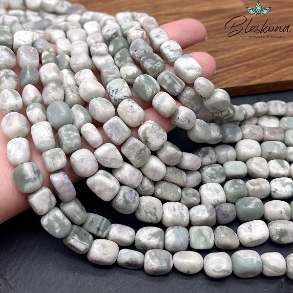 Тремолитит галтовка (10-12)*(8-9) мм