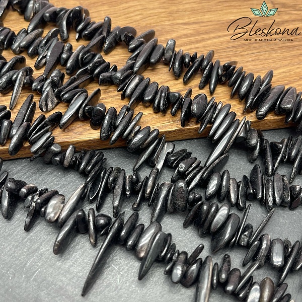 Гиперстен сколы шлифованные (2-4)*(10-22) мм