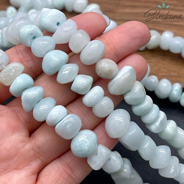 Оникс фриформ мятный №1 (6-10)*(10-15) мм